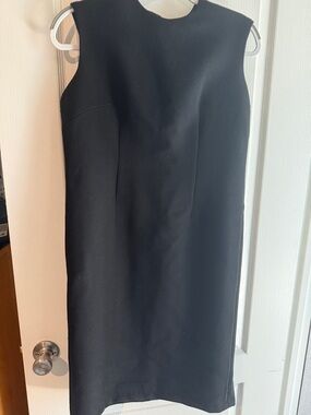 Classic Black Sleeveless Sheath Dress